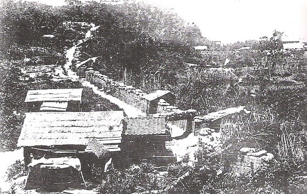 城山を取り囲む帝国陸軍の要塞
