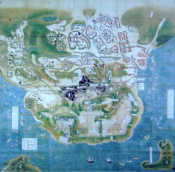 原城包囲の図