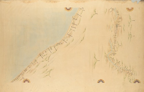 『大日本沿海輿地全図』第76図 越後
